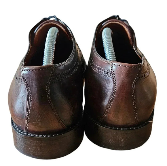 Calzoleria Toscana Men's Hand Craft Leather Woven Boho Casual Shoes Brown Sz 8. - Picture 12 of 16